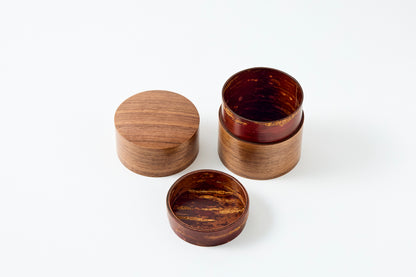 Tea Canister - Walnut (Flat)