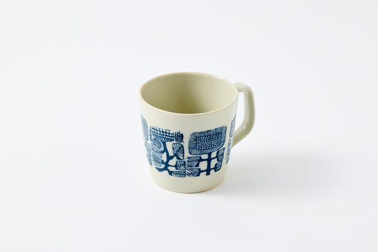 Inban AZTECA White Coffee Mug Hasami Porcelain