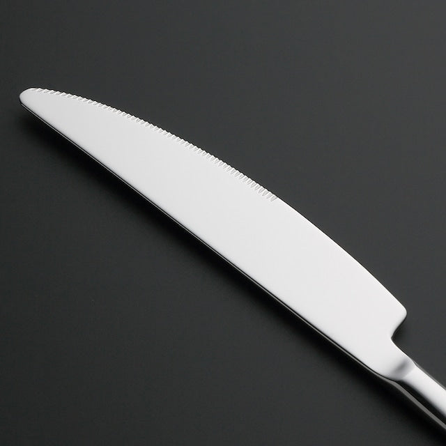 Veloute Dessert Knife with Serrated Blade