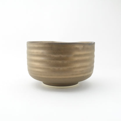 FD Gold Mud Glaze Nodate Matcha Bowl Hasami Porcelain