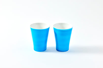 Set of 2 Free Cup Set - Clear Blue