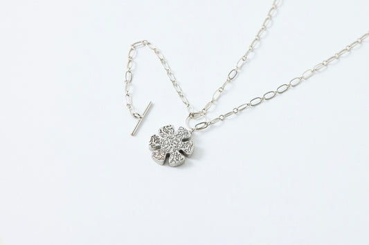 HAKUCESSORY Necklace Health Luck Platinum