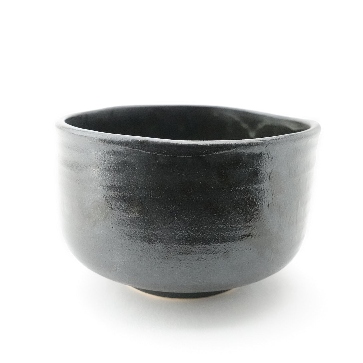 FD Black Glaze Matcha Bowl Nodate Hasami Porcelain