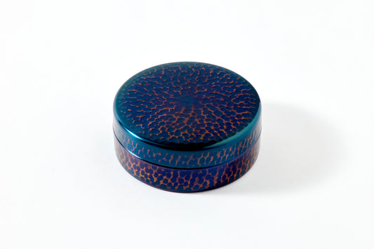 Hammered Pure Copper Tea Canister – Small (50g)