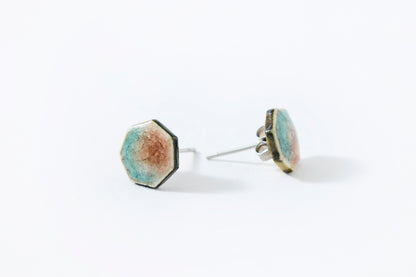 Shinonome Heptagon Earrings
