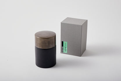 Tea Canister Silver Decor Long