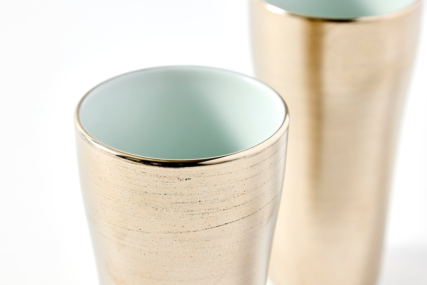 Set of 2 Pestle Tumblers - Platinum 130ml