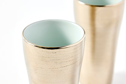 Set of 2 Pestle Tumblers - Platinum 130ml
