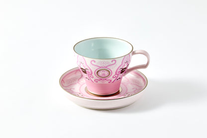 Teacup & Saucer 150ml - JC Ko-Imari Floral Pattern