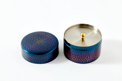 Hammered Pure Copper Tea Canister – Medium (100g)