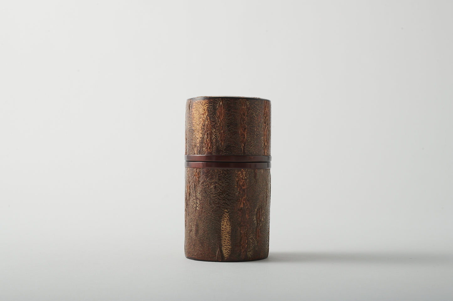 Tea Canister Frosted Decor with band by Keitaro Arakawa