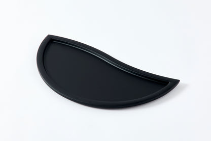 couple plate / matte black