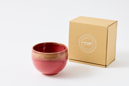 Edge Glaze BrushRound Bowl Matcha Bowl Hasami Porcelain