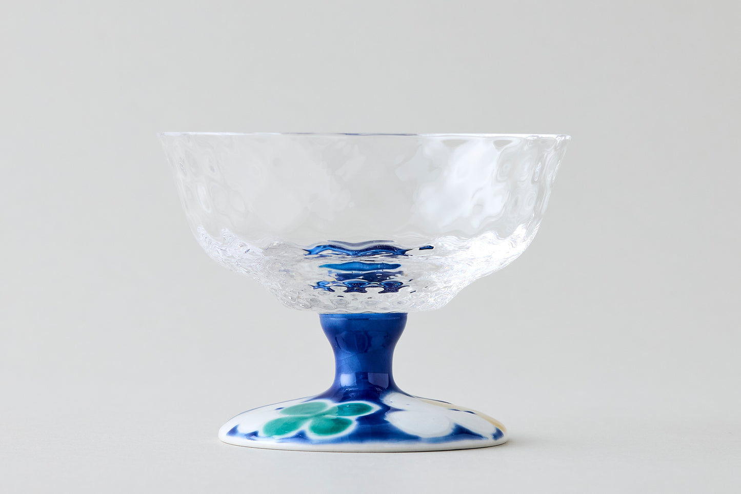 Dessert Glass Medium (Lattice) - Clover Blue