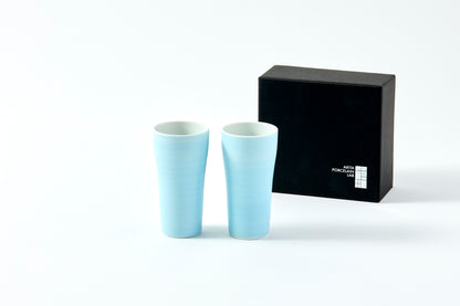 Set of Pestle Tumblers - Pearl Blue