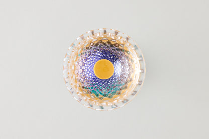 Wine Glass Small (Lattice)-  Ishidatami
