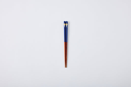 Dishwasher-Safe Moon Rabbit Chopsticks Blue 18cm