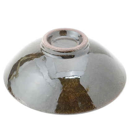 FD Yellow Glaze Tobikanna Mehagi 5.5-inch Flat Bowl Hasami Porcelain