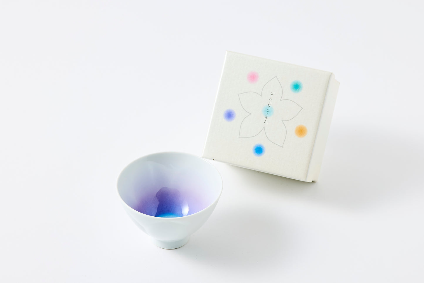 WANOKA Flower-Shaped Teacup PU Arita Porcelain