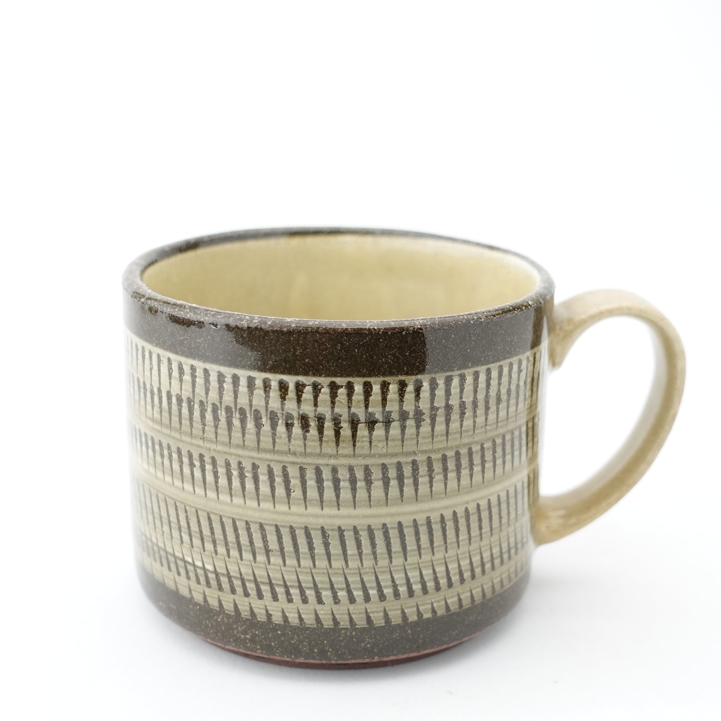 FD Yellow Glaze Tobikanna Lidded Mug Hasami Porcelain