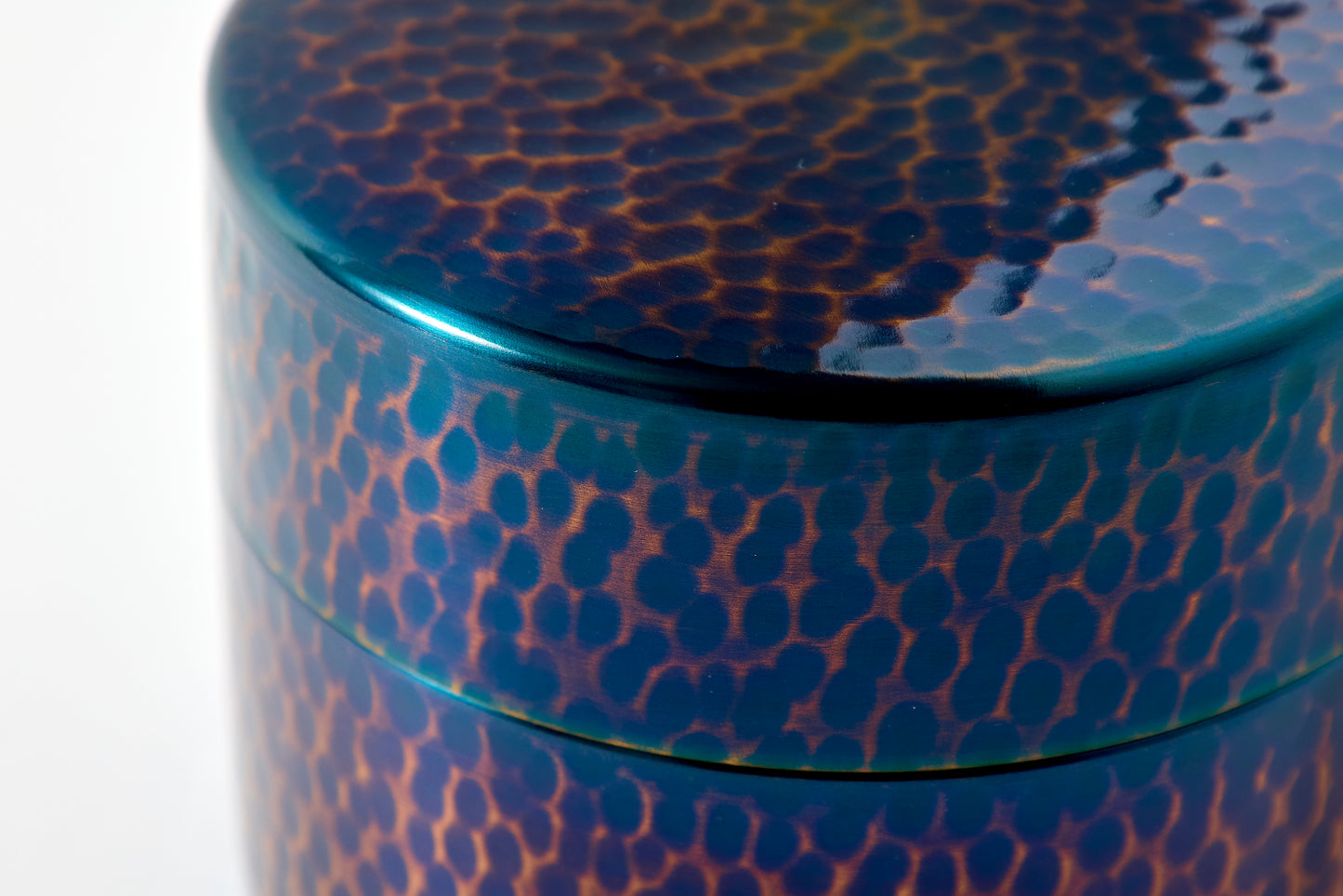 Hammered Pure Copper Tea Canister – Medium (100g)