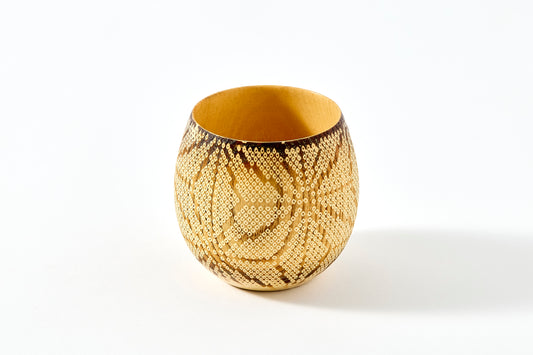 Cup – Hitokoshi Asanoha Pattern in White