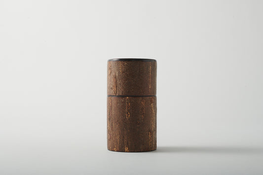 Tea Canister Chamfer Frosted Decor by Keitaro Arakawa