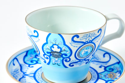 Teacup & Saucer - JB Koimari Floral Pattern