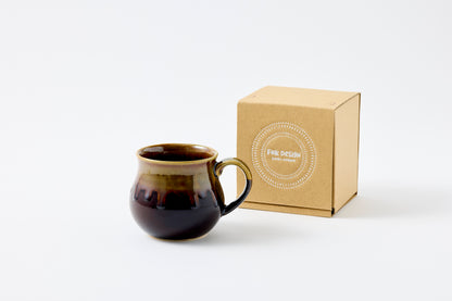Amber Oribe Drip Glaze Aroma Mug Hasami Porcelain