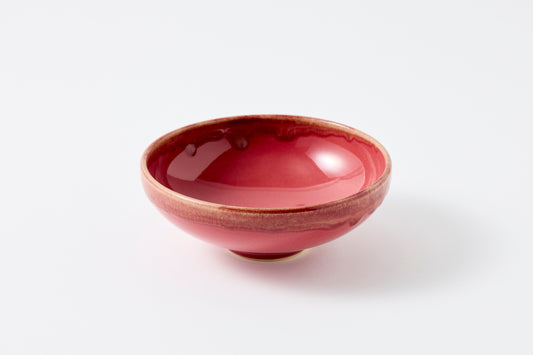 FD Edge Glaze Drip Round Flat Bowl Hasami Porcelain