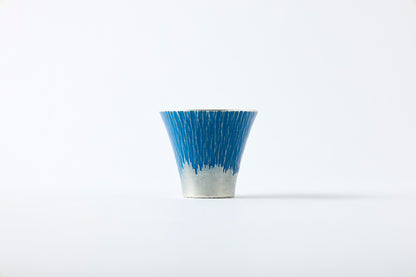 Mt. Fuji Sake Cup Blue
