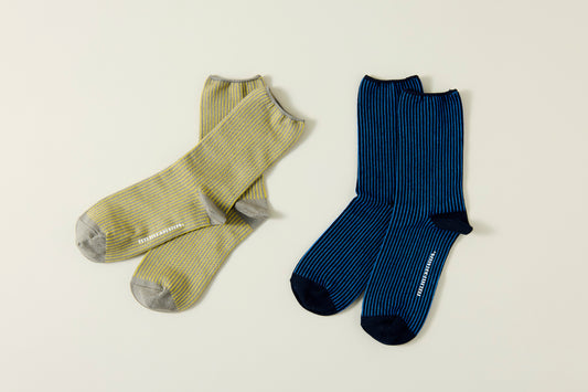 TWO-TONE RIBBED